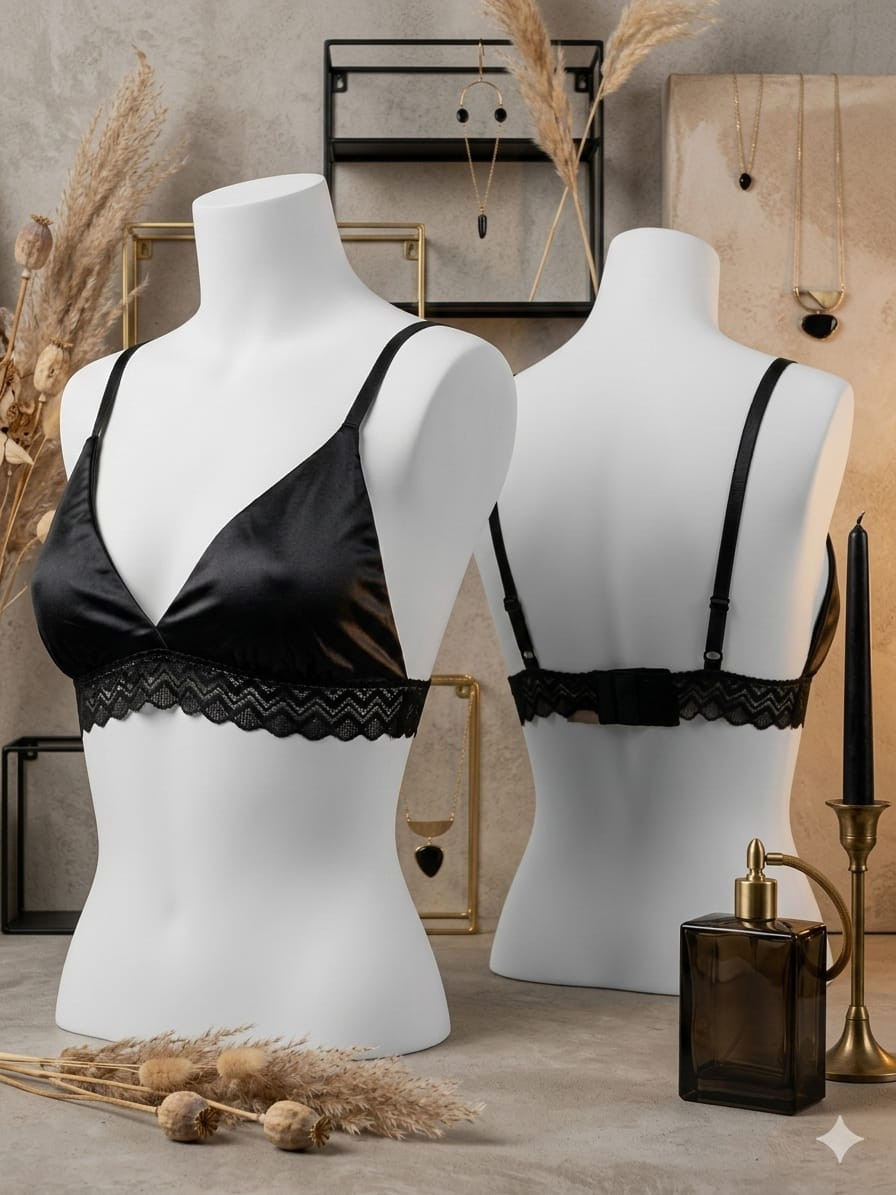 Premium Silky Bikini Style Bra