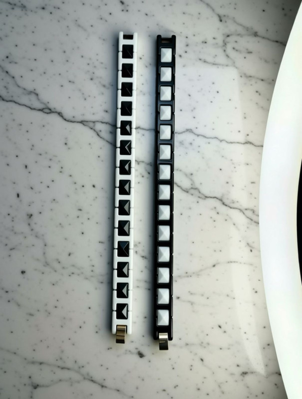 Ceramic H Shape Pyramid Bracelet