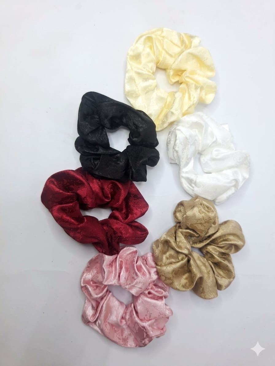 Silk Hair Scrunchies/Pony