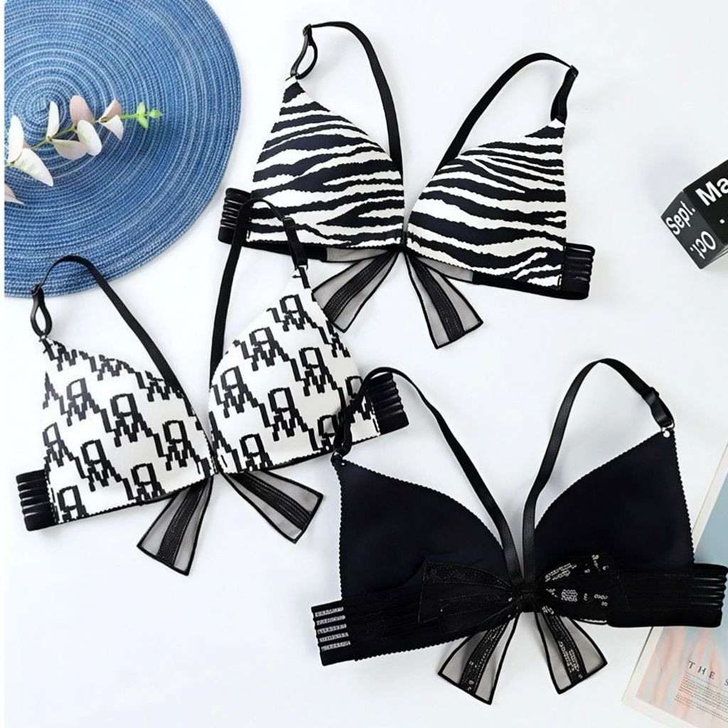 Front Open Plunge Bra with Back Butterfly