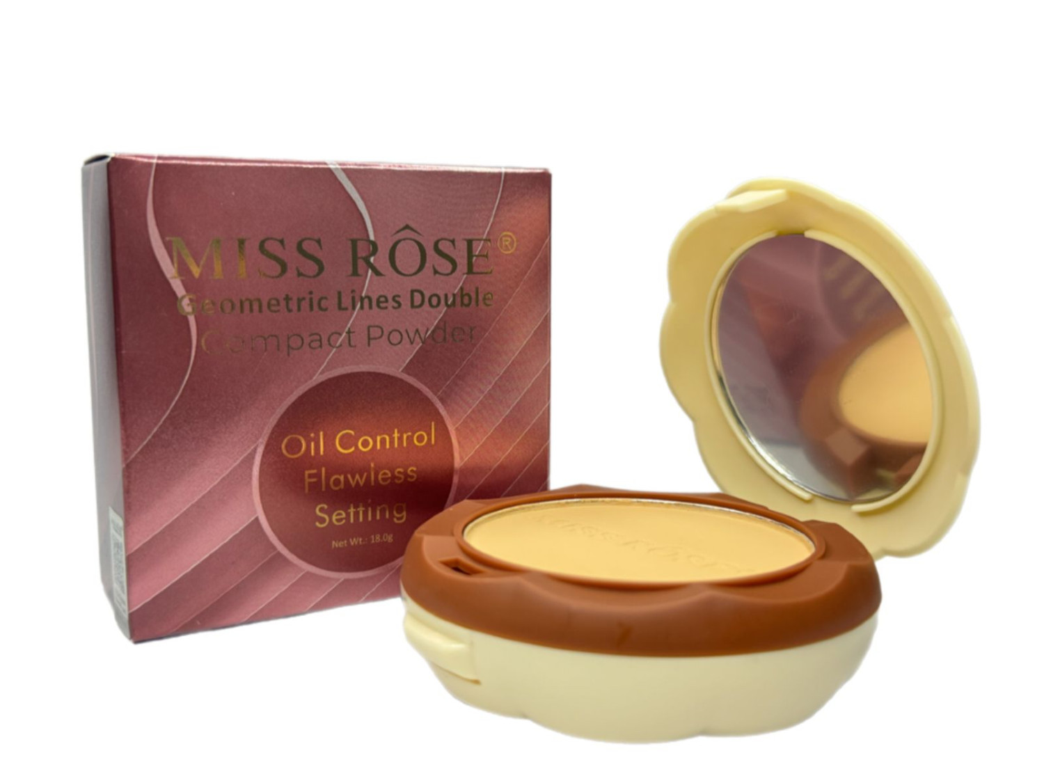 Miss Rose Oil Control Flawless Compact Powder