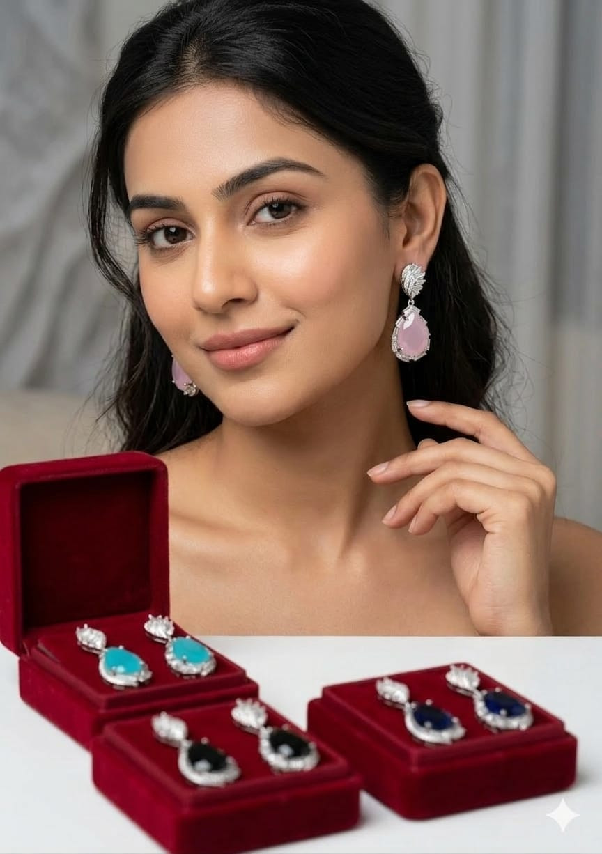 Teardrop Crystal Earring